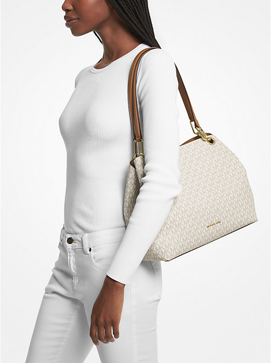 KENSINGTON – Grand cabas à logo Signature – Vanilla4