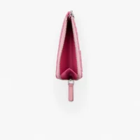 THE LEATHER TOP ZIP MULTI WALLET - RIBBON PINK 3