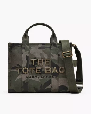 THE CAMO JACQUARD MEDIUM TOTE BAG