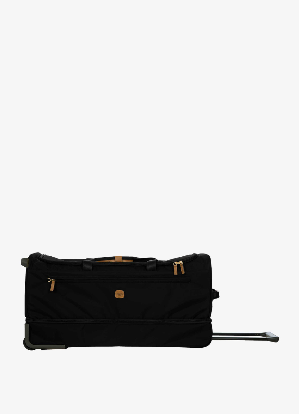 Grand sac muni de grandes roues en tissu recyclé - black1