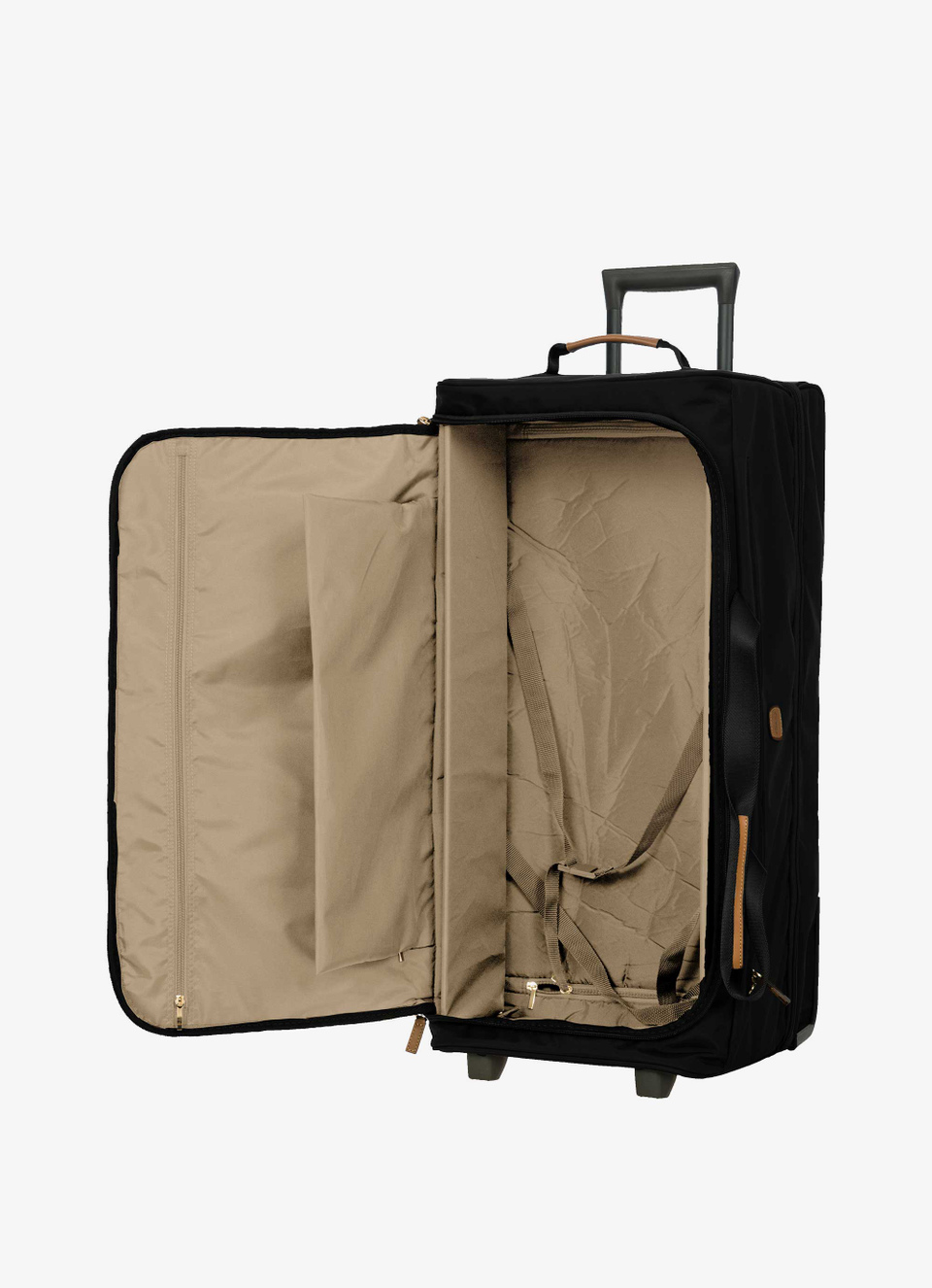 Grand sac muni de grandes roues en tissu recyclé - black5