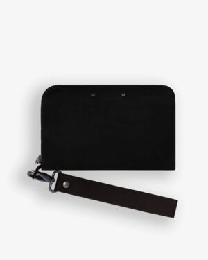 PONOS • Pochette double zip 2 compartiments - Noir