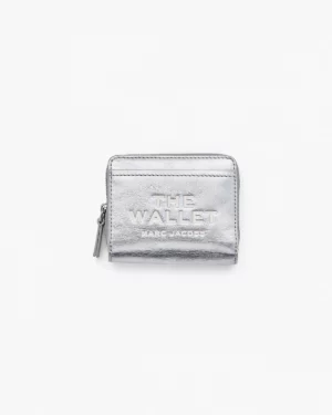 THE METALLIC LEATHER MINI COMPACT WALLET