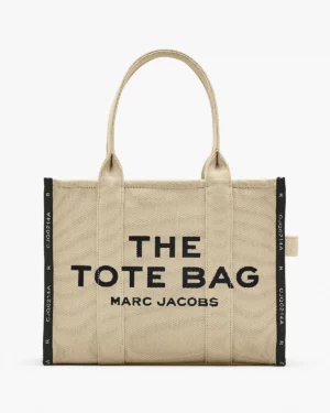 THE JACQUARD LARGE TOTE BAG - Warm Sand
