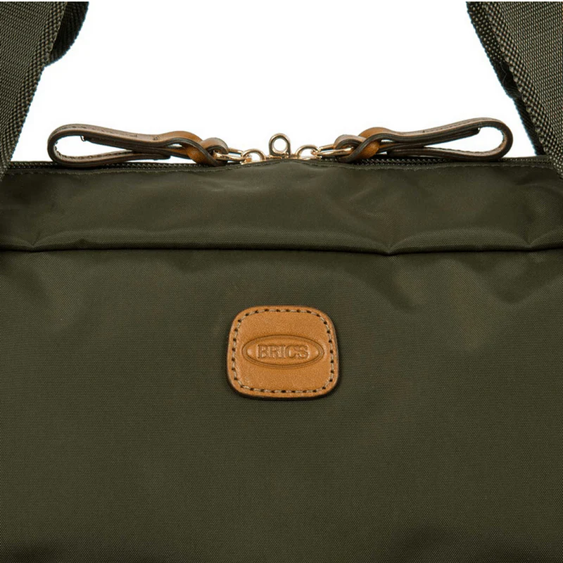 Petit sac polochon multipoches en nylon - olive6