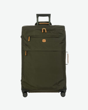 X-Collection • Valise trolley XL 77 cm en tissu recyclé - Olive