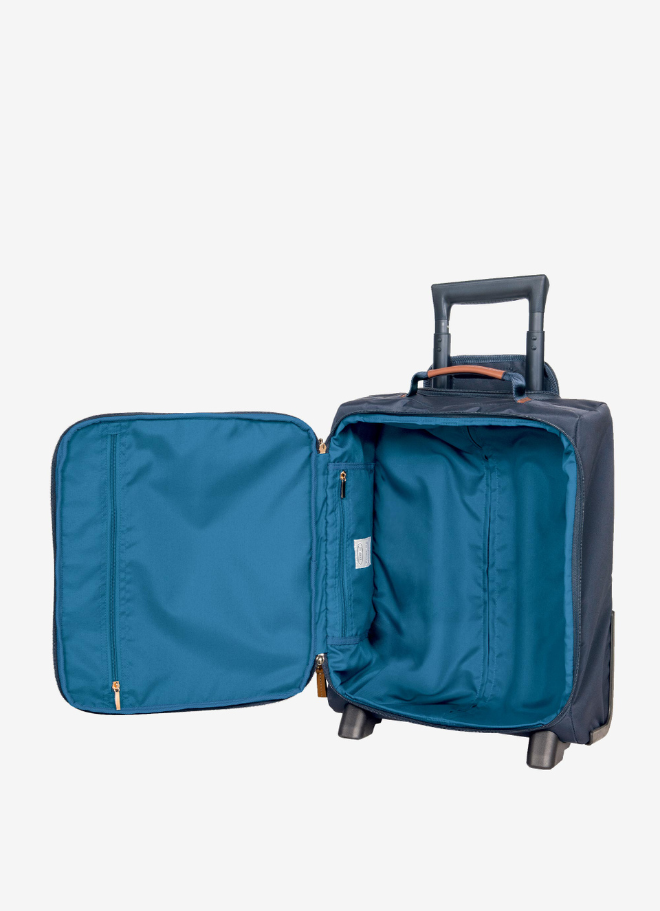 Valise trolley cabine underseat en nylon recyclé - Ocean blue4