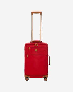 X-Collection • Valise trolley de cabine 55 cm en tissu recyclé - Rouge