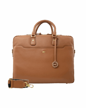 HANNA <br> BUSINESS BAG - cognac