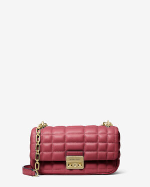TRIBECA Petit sac porté épaule en cuir matelassé