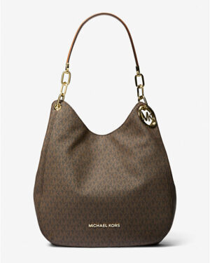 LILLIE <br> Grand sac porté épaule avec logo signature