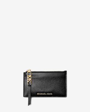 EMPIRE Petit étui à cartes en cuir grainé - Noir