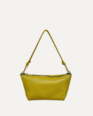 THE MINI MARINA BAG Sac en cuir de vachette - Oliva