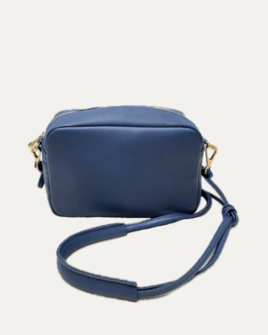 THE MINI SABELA BAG  Sac en cuir de vachette - Azul