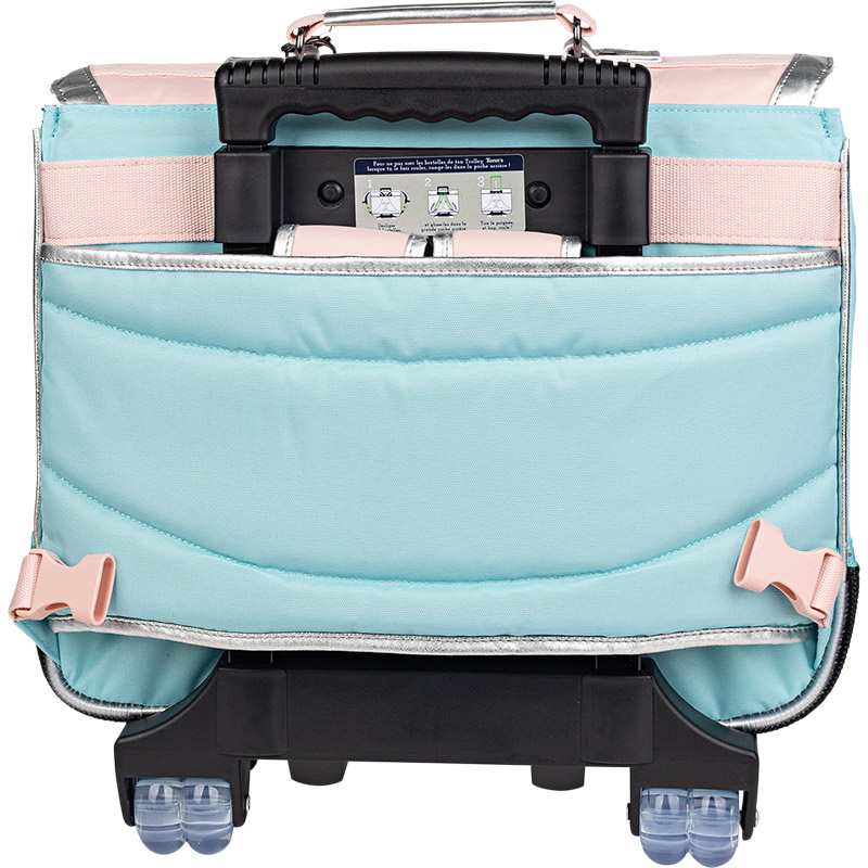 Mia • Cartable trolley bicolore • 38cm – Image 3