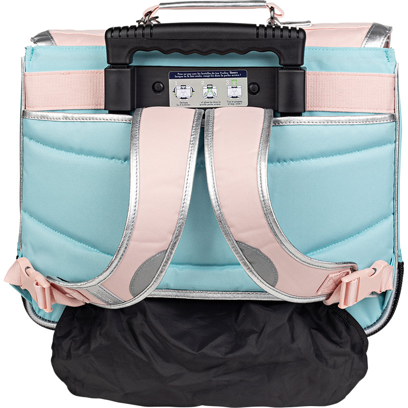 Mia • Cartable trolley bicolore • 38cm – Image 4