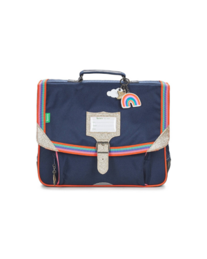 Leila • Cartable bleu marine • 38cm