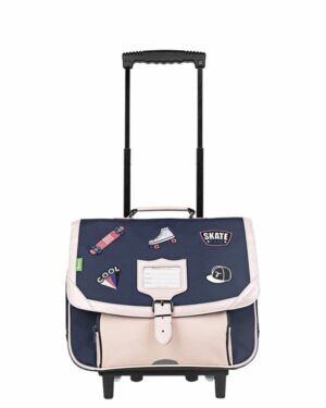 Lily • Cartable trolley bicolore • 38cm