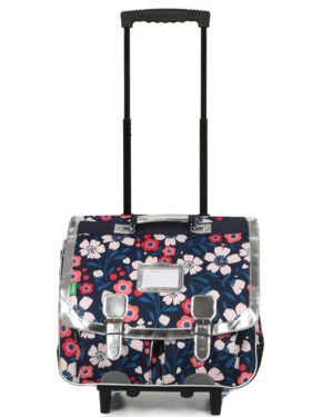 Floriane • Cartable trolley multicolore • 41cm