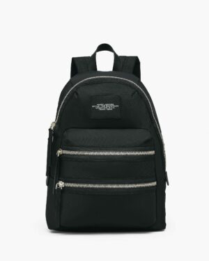 THE BIKER • Sac à dos large en nylon - Black