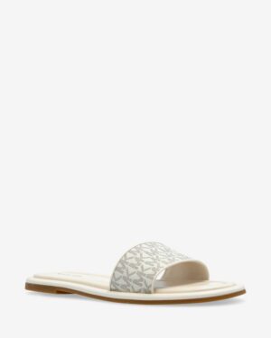 DANA <br> Mule à logo Signature • Vanille