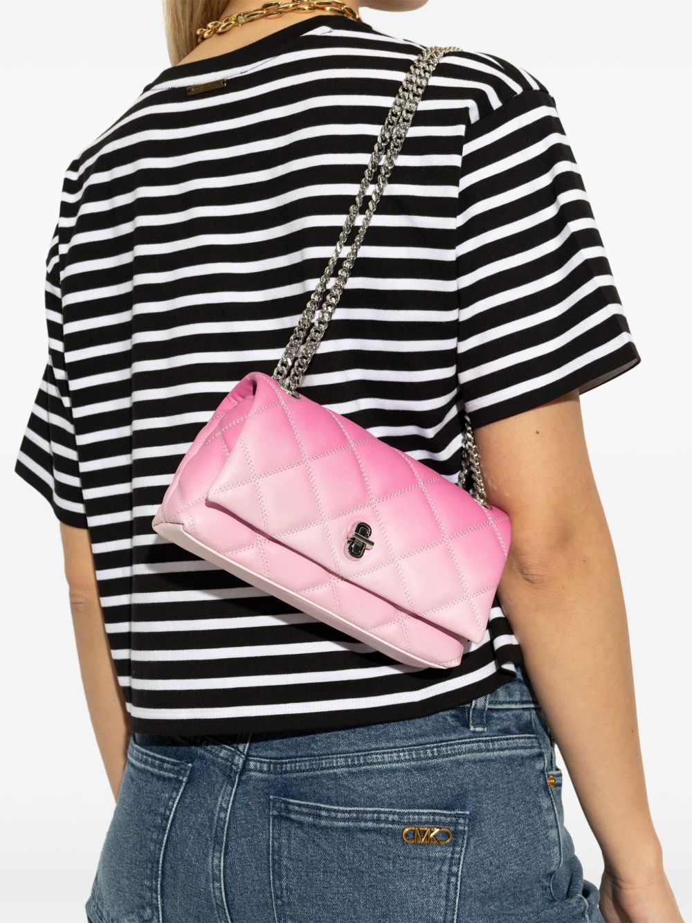 THE DUAL QUILTED LEATHER CONVERTIBLE CROSSBODY BAG – Image 2