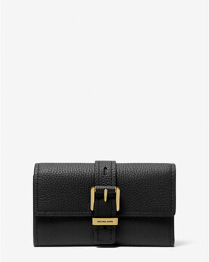 NOLITA <br> Portefeuille de taille moyenne en cuir grainé à trois volets