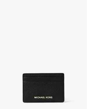JET SET <br> Porte-cartes en cuir grainé