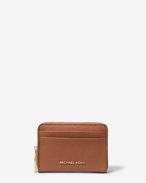 JET SET Petit porte-cartes entièrement zippé en cuir grainé - Luggage