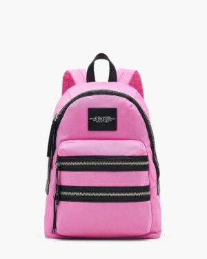 THE BIKER • Sac à dos large en nylon - Bow pink