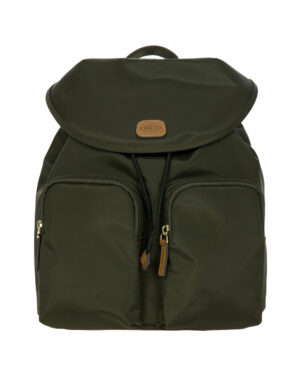 X-collection • Petit sac à dos de ville en nylon - Olive