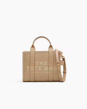 THE LEATHER SMALL TOTE BAG - Wolf Grey