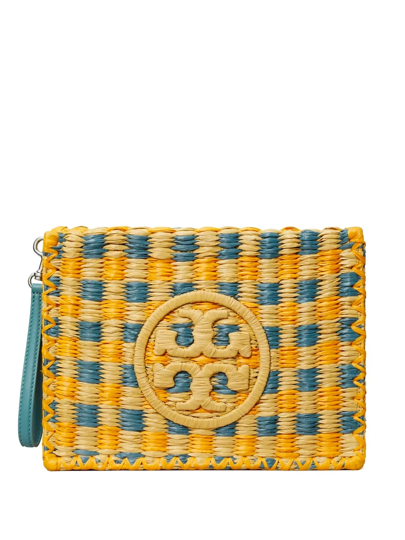 ELLA • Pochette crochetée à la main • Deep turquoise – Image 1