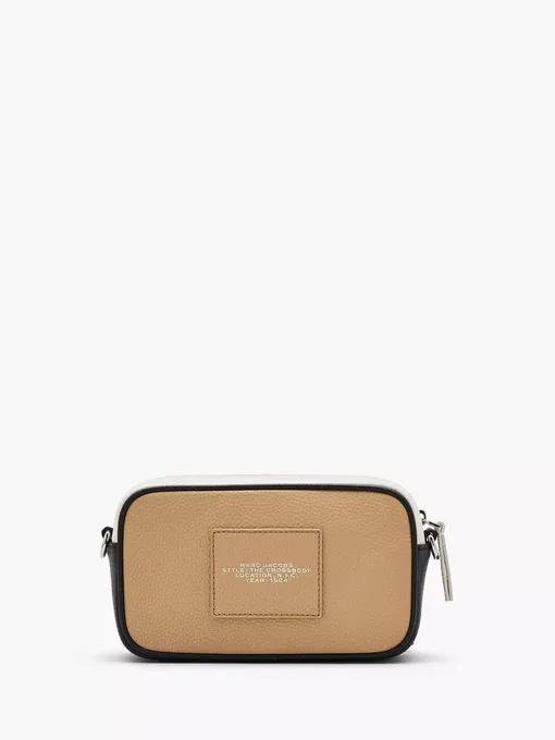 THE CROSSBODY • LEATHER BAG CAMEL MULTI – Image 4
