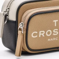 THE CROSSBODY • LEATHER BAG CAMEL MULTI - Thumbnail Image 7