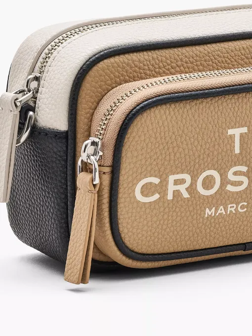 THE CROSSBODY • LEATHER BAG CAMEL MULTI – Image 7