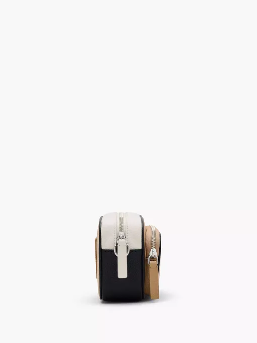 THE CROSSBODY • LEATHER BAG CAMEL MULTI – Image 5