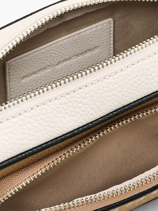 THE CROSSBODY • LEATHER BAG CAMEL MULTI – Image 6