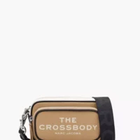 THE CROSSBODY • LEATHER BAG CAMEL MULTI - Thumbnail Image 1