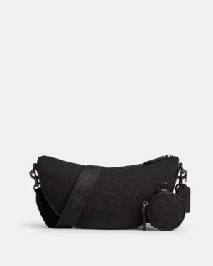 Sac à bandoulière souple hall en jacquard signature