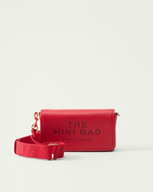 THE LEATHER MINI BAG - True Red