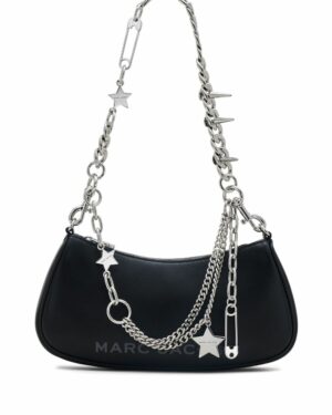 THE STAR CHARM SHOULDER BAG - Black