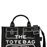 THE TROMPE L'OEIL CHARM CANVAS MEDIUM TOTE BAG - Thumbnail Image 1