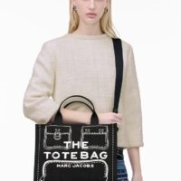 THE TROMPE L'OEIL CHARM CANVAS MEDIUM TOTE BAG - Thumbnail Image 2