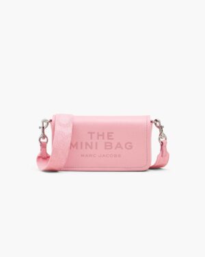 THE LEATHER MINI BAG - Ribbon Pink