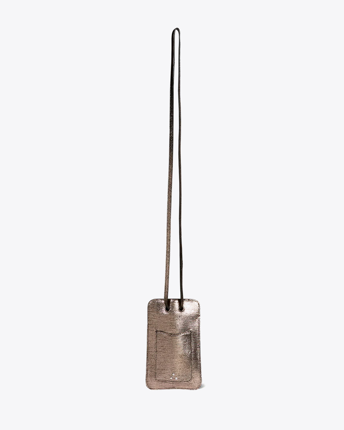 Étui Louis Mobile Chèvre Lamé Champagne – Image 3