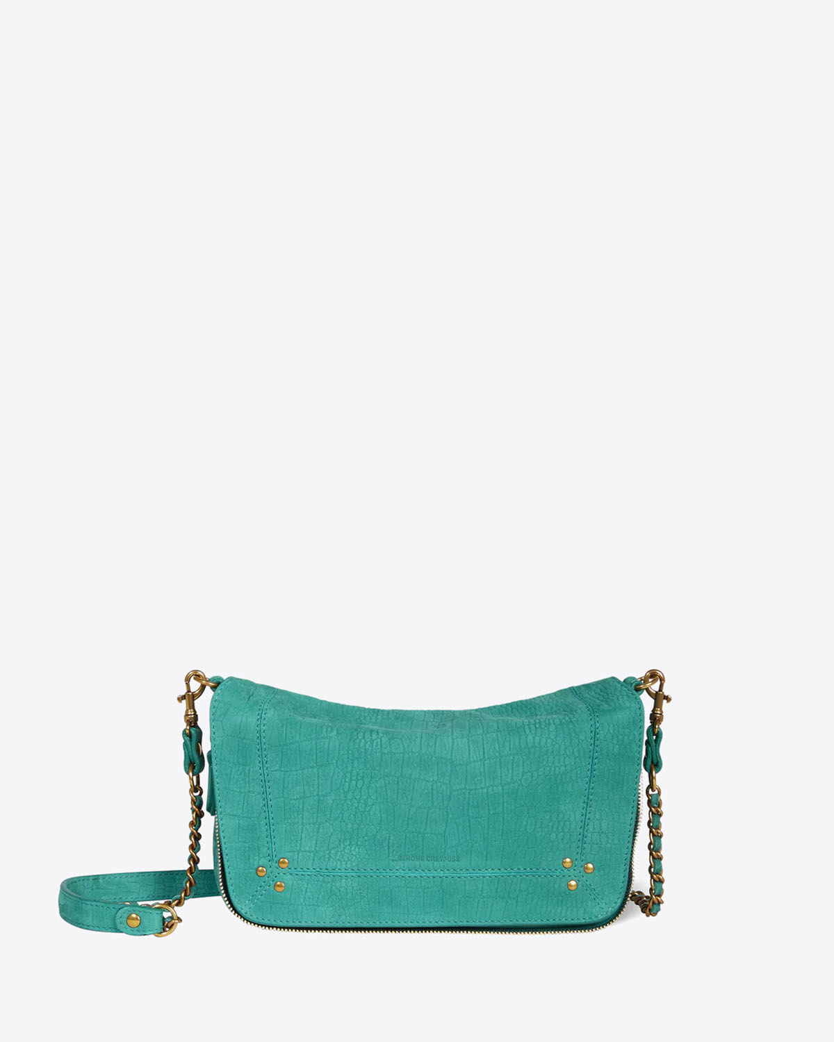 Bobi S cuir imprimé croco agave – Image 1