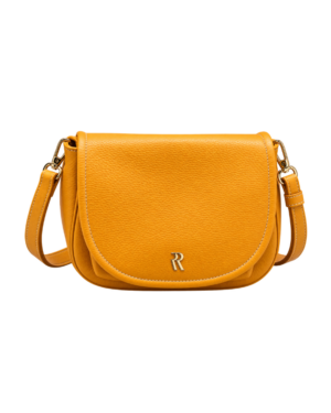 BRUNO ROSSI • Leather bag - Orange