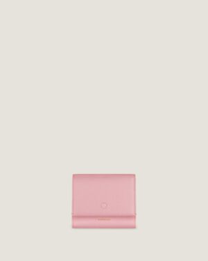 Portefeuille de jour en cuir brillant - Flamingo