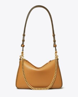 SMALL PERRY SHOULDER BAG - Autumn Brown